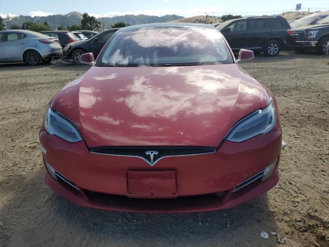 5YJSA1E18HF215359 - 2017 TESLA MODEL S წითელი ფოტო 5