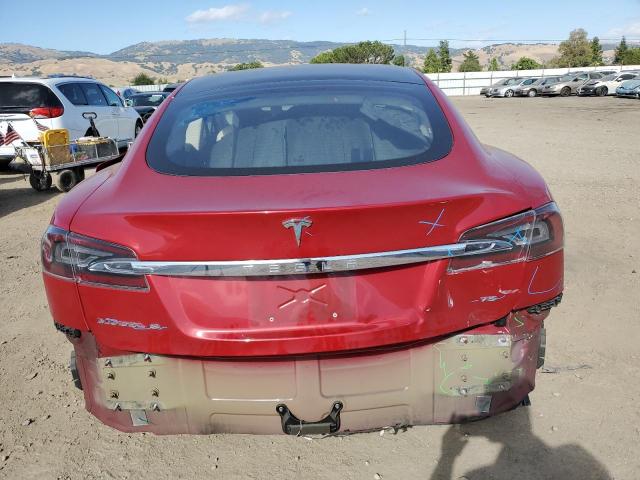 5YJSA1E18HF215359 - 2017 TESLA MODEL S წითელი ფოტო 6