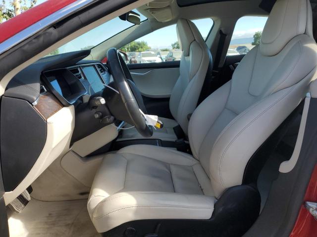 5YJSA1E18HF215359 - 2017 TESLA MODEL S წითელი ფოტო 7