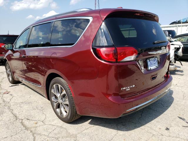 2C4RC1GG9HR647621 - 2017 CHRYSLER PACIFICA LIMITED BURGUNDY photo 3