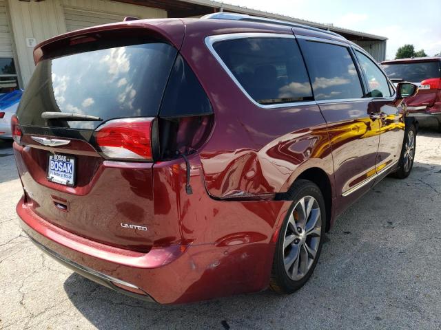 2C4RC1GG9HR647621 - 2017 CHRYSLER PACIFICA LIMITED BURGUNDY photo 4