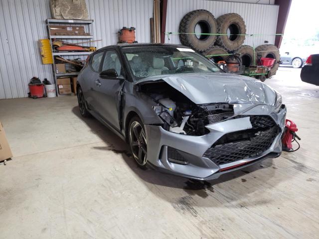 KMHTH6AB2KU009332 - 2019 HYUNDAI VELOSTER TURBO GRAY photo 4