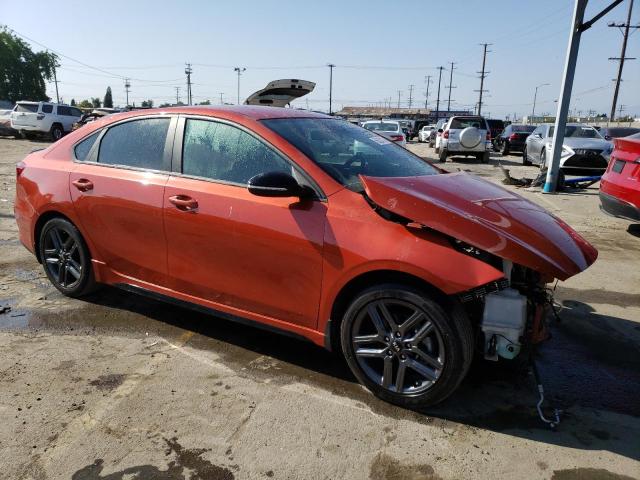 3KPF34AD3LE234266 - 2020 KIA FORTE GT LINE ORANGE photo 4