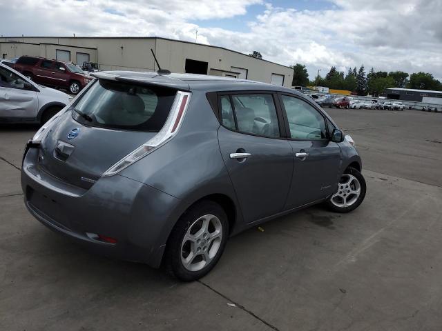 1N4AZ0CP5FC307552 - 2015 NISSAN LEAF S GRAY photo 3