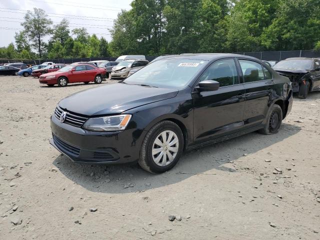 3VW2K7AJ0EM407952 - 2014 VOLKSWAGEN JETTA BASE Schwarz Foto 1