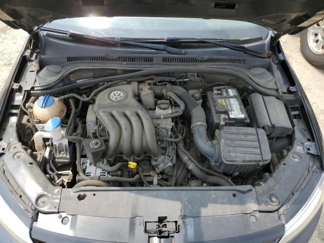 3VW2K7AJ0EM407952 - 2014 VOLKSWAGEN JETTA BASE Schwarz Foto 11