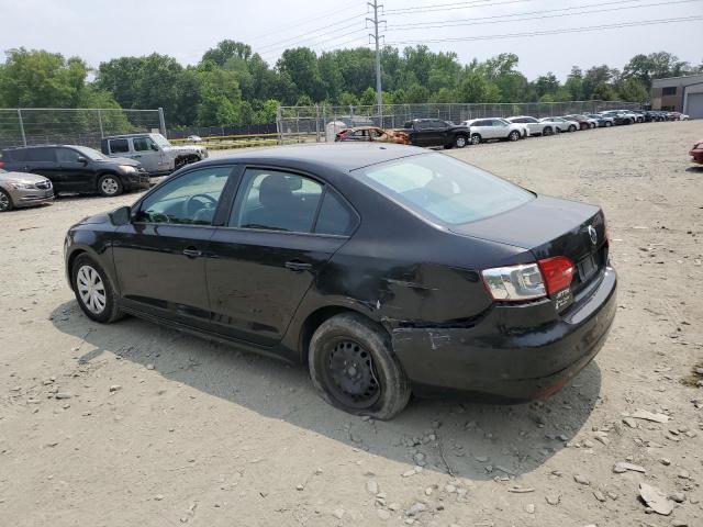 3VW2K7AJ0EM407952 - 2014 VOLKSWAGEN JETTA BASE Schwarz Foto 2