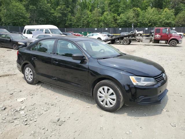 3VW2K7AJ0EM407952 - 2014 VOLKSWAGEN JETTA BASE Schwarz Foto 4