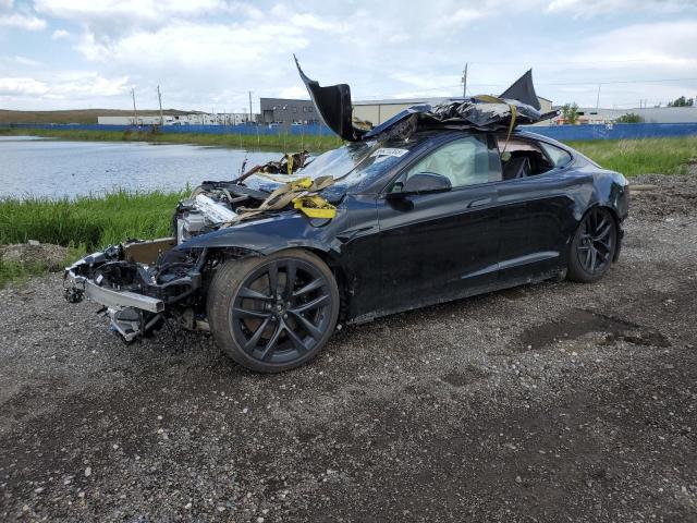 5YJSA1E5XPF500324 - 2023 TESLA MODEL S Սև լուսանկար 1