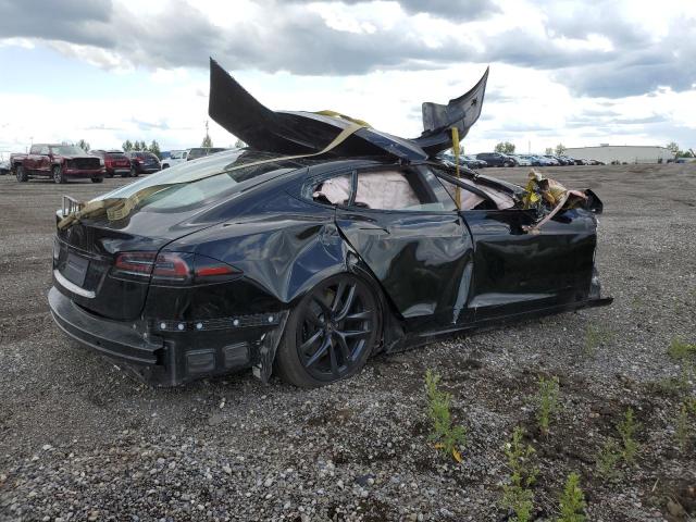 5YJSA1E5XPF500324 - 2023 TESLA MODEL S Սև լուսանկար 3