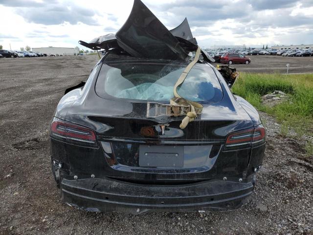 5YJSA1E5XPF500324 - 2023 TESLA MODEL S Սև լուսանկար 6