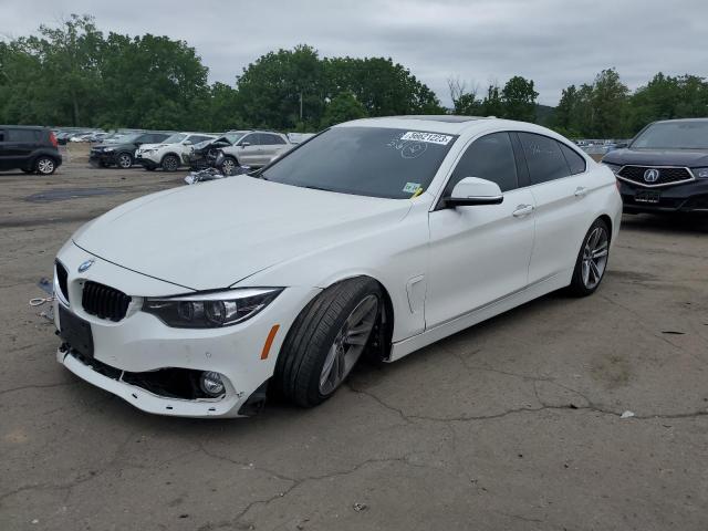 WBA4J3C52KBL11361 - 2019 BMW 430XI GRAN COUPE WHITE photo 1