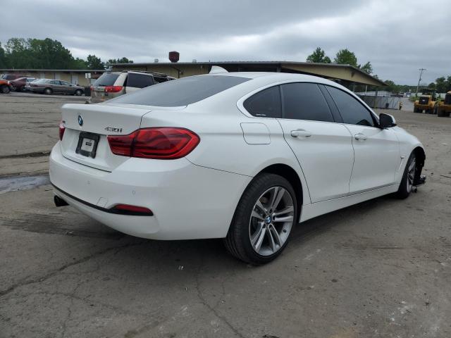 WBA4J3C52KBL11361 - 2019 BMW 430XI GRAN COUPE WHITE photo 3