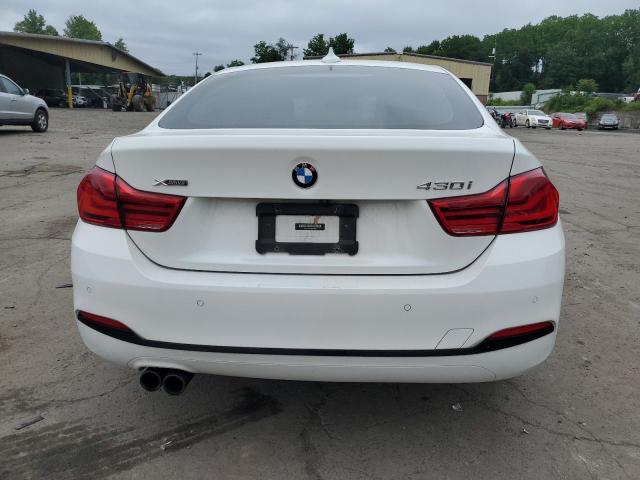 WBA4J3C52KBL11361 - 2019 BMW 430XI GRAN COUPE WHITE photo 6