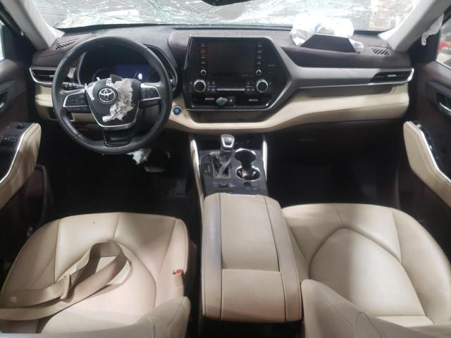 5TDGZRBH7MS559026 - 2021 TOYOTA HIGHLANDER XLE BLACK photo 8