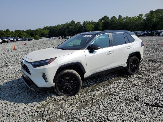 4T3E6RFV5NU078546 - 2022 TOYOTA RAV4 XSE WHITE photo 1