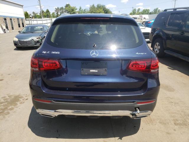 W1N0G8EB8NG040970 - 2022 MERCEDES-BENZ GLC 300 4MATIC BLUE photo 6