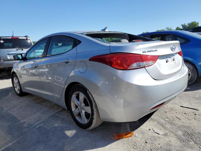 5NPDH4AE7DH345384 - 2013 HYUNDAI ELANTRA GLS SILVER photo 2