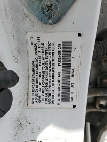 2HGFA1F67BH519782 - 2011 HONDA CIVIC LX-S 白色 照片 12
