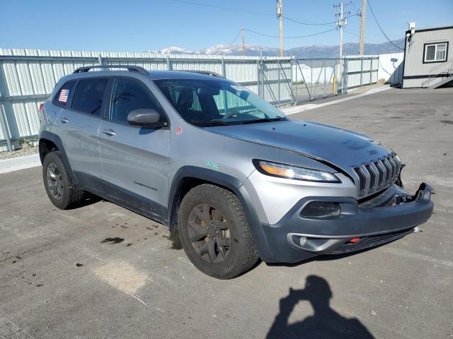 1C4PJMBS6HW521508 - 2017 JEEP CHEROKEE TRAILHAWK SILVER photo 4