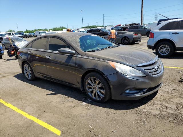 5NPEC4ACXBH261591 - 2011 HYUNDAI SONATA SE BLUE photo 4