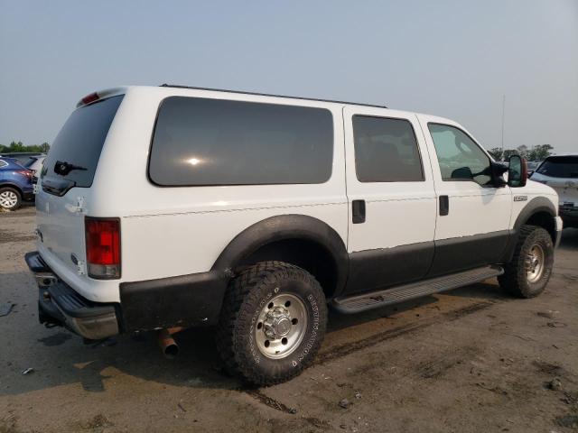 1FMSU41P55EB76516 - 2005 FORD EXCURSION XLT WHITE photo 3