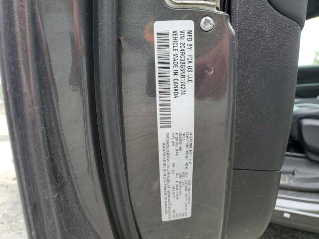 2C4RC3BG6NR174274 - 2022 CHRYSLER PACIFICA TOURING L GRAY photo 13
