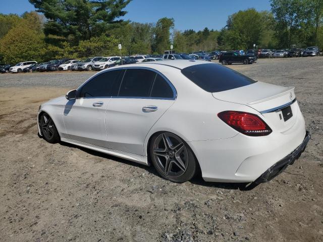 55SWF8EB5LU327421 - 2020 MERCEDES-BENZ C 300 4MATIC WHITE photo 2