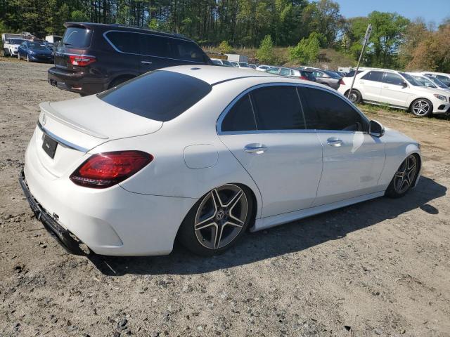 55SWF8EB5LU327421 - 2020 MERCEDES-BENZ C 300 4MATIC WHITE photo 3