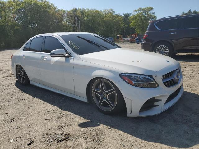 55SWF8EB5LU327421 - 2020 MERCEDES-BENZ C 300 4MATIC WHITE photo 4