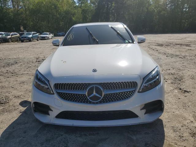 55SWF8EB5LU327421 - 2020 MERCEDES-BENZ C 300 4MATIC WHITE photo 5