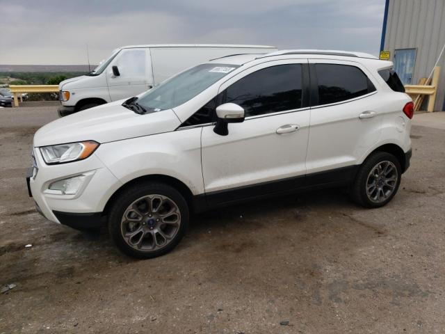 MAJ6P1WL4JC178660 - 2018 FORD ECOSPORT TITANIUM WHITE photo 1