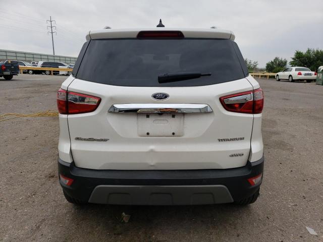 MAJ6P1WL4JC178660 - 2018 FORD ECOSPORT TITANIUM WHITE photo 6