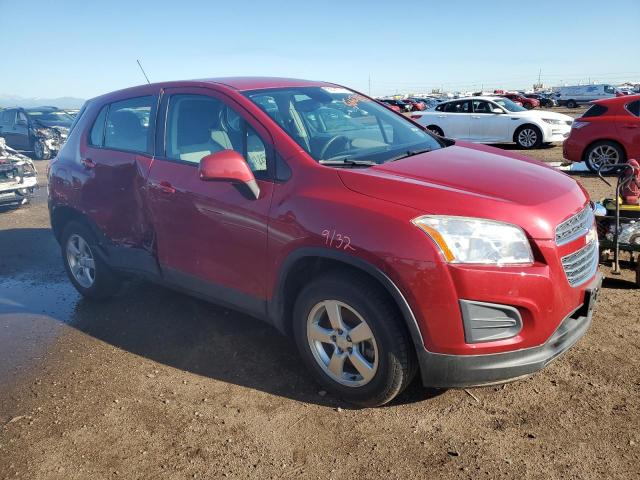 KL7CJPSBXFB145641 - 2015 CHEVROLET TRAX 1LS RED photo 4