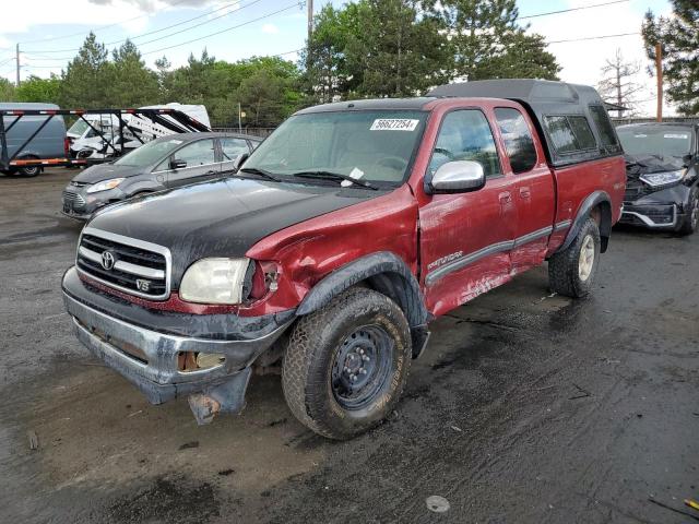 5TBBT4415YS035953 - 2000 TOYOTA TUNDRA ACCESS CAB RED photo 1