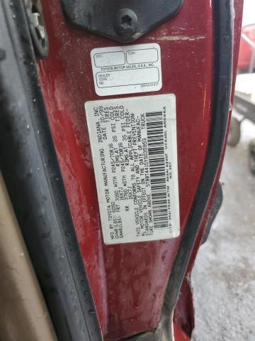 5TBBT4415YS035953 - 2000 TOYOTA TUNDRA ACCESS CAB RED photo 12