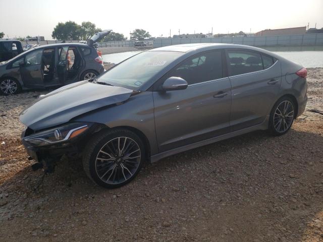 KMHD04LB0JU559317 - 2018 HYUNDAI ELANTRA SPORT SILVER photo 1