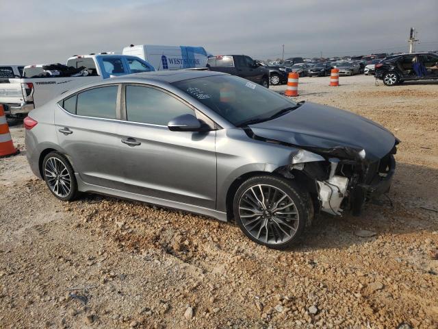 KMHD04LB0JU559317 - 2018 HYUNDAI ELANTRA SPORT SILVER photo 4