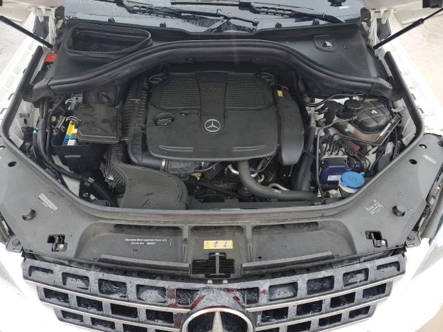4JGDA5HB5FA519979 - 2015 MERCEDES-BENZ ML 350 4MATIC WHITE photo 12