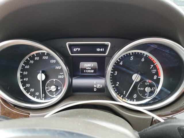 4JGDA5HB5FA519979 - 2015 MERCEDES-BENZ ML 350 4MATIC WHITE photo 9