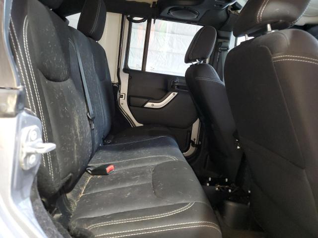 1C4BJWEGXEL189082 - 2014 JEEP WRANGLER U SAHARA SILVER photo 10