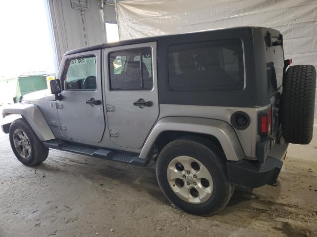 1C4BJWEGXEL189082 - 2014 JEEP WRANGLER U SAHARA SILVER photo 2