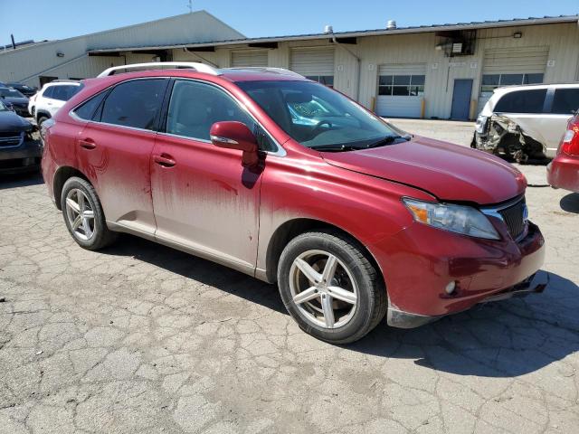 2T2BK1BA4AC024254 - 2010 LEXUS RX 350 RED photo 4