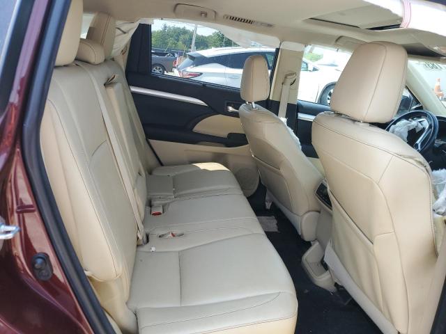 5TDJKRFH8FS179197 - 2015 TOYOTA HIGHLANDER XLE Բորդո լուսանկար 10
