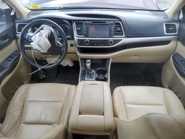 5TDJKRFH8FS179197 - 2015 TOYOTA HIGHLANDER XLE Բորդո լուսանկար 8