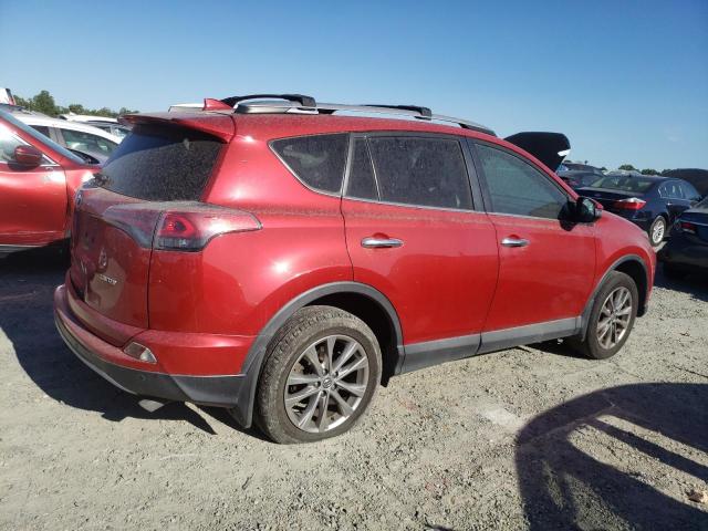 2T3YFREV9HW316465 - 2017 TOYOTA RAV4 LIMITED BURGUNDY photo 3