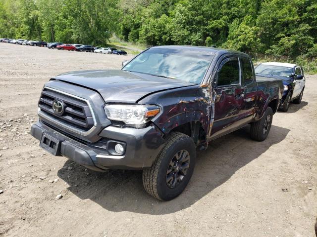 3TYSZ5AN9MT010457 - 2021 TOYOTA TACOMA ACCESS CAB ნაცრისფერი ფოტო 1