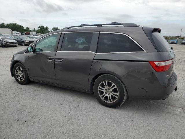 5FNRL5H63BB082587 - 2011 HONDA ODYSSEY EXL GRAY photo 2