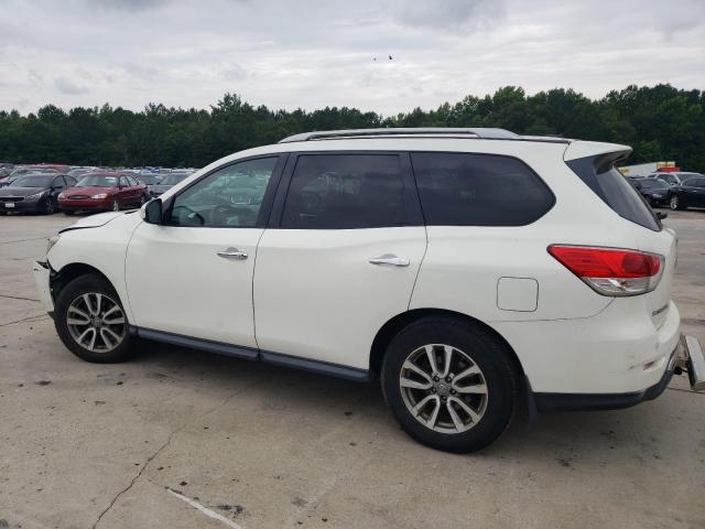 5N1AR2MM3DC606640 - 2013 NISSAN PATHFINDER S WHITE photo 2
