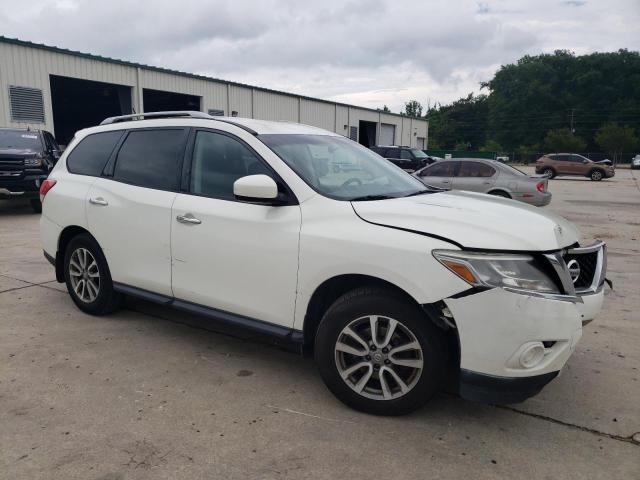 5N1AR2MM3DC606640 - 2013 NISSAN PATHFINDER S WHITE photo 4